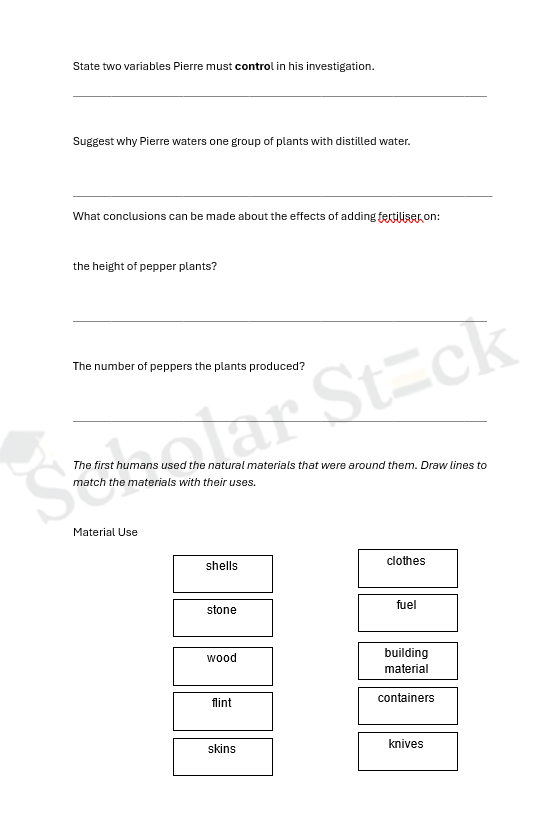 Mathematics worksheet preview 1